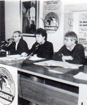 Rovereto, 1990. Convegno sul lavoro di Solidarietà