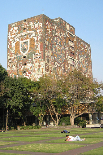 Unam, la città universitaria di Mexico DF