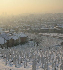 Sarajevo, uno dei tanti cimiteri