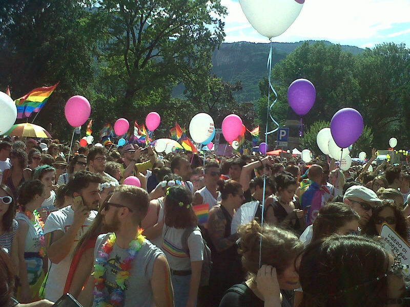 Un'immagine del Dolomiti Pride