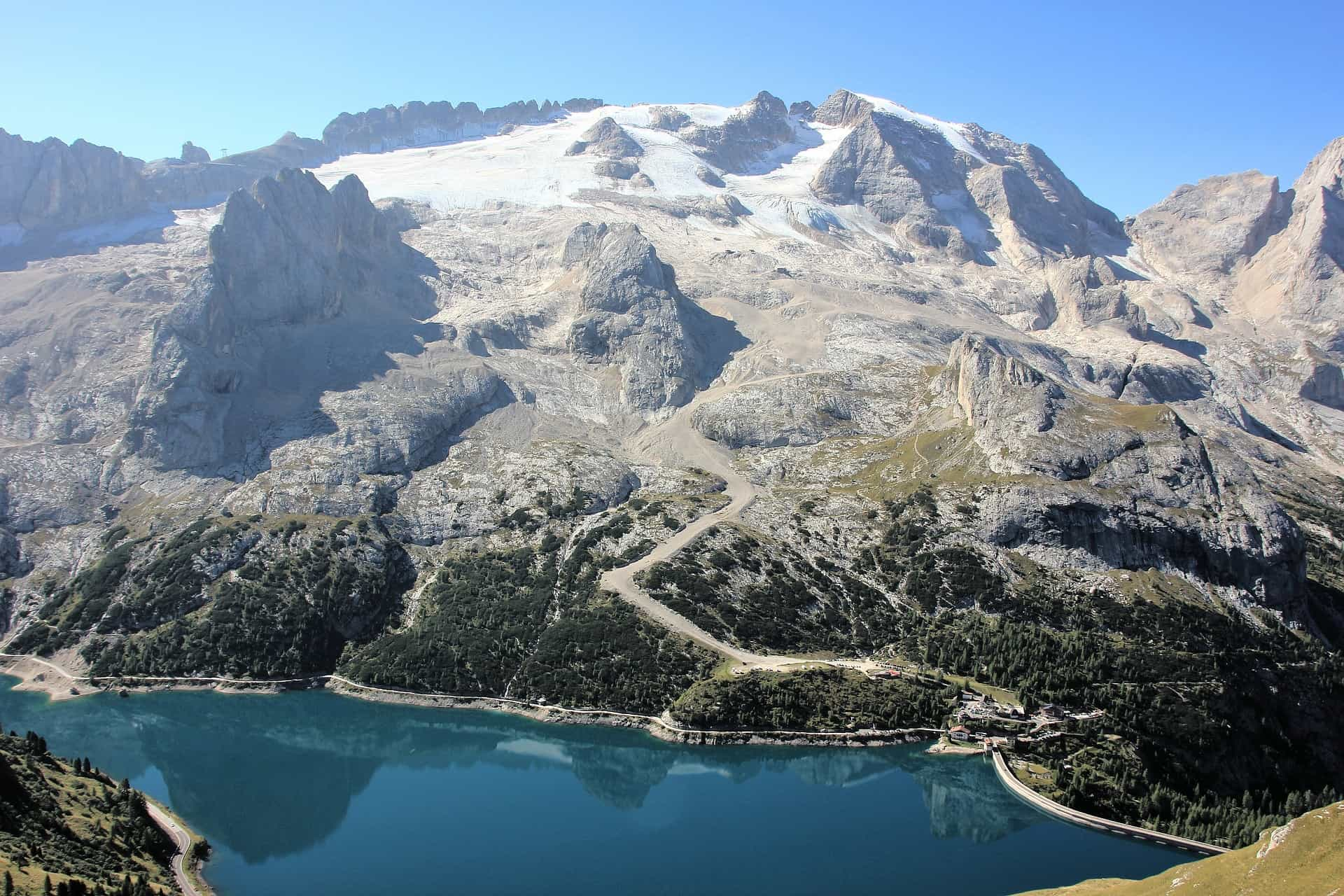 Il ghiacciaio della Marmolada