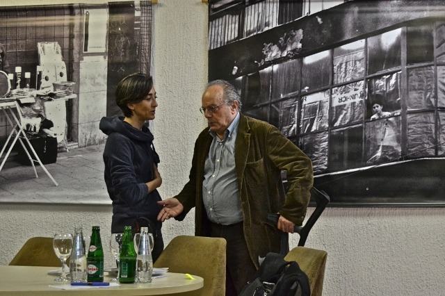 Sarajevo, 5 aprile 2012, Piero Del Giudice e Nicole Corritore (Foto © Tullio Bugari )